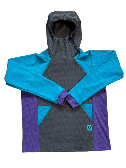Peak Retriever Fleece Hood and Hat in Teal and Black Bundle Peak Retriever Fleece Hood and Hat in Teal and Black Bundle main image 3